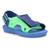 Sandália Infantil Luelua Papete Bicolor Masculina Azul royal, Verde