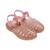 Sandalia Infantil Menina Barbie Duo 22459 Rosa