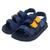 Sandalia Infantil Menino Ajuste Amplo Marvel New Age 23008 Azul, Amarelo