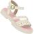 Sandalia Infantil Molekinha 2344.124 Meninas Branco