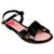 Sandalia Infantil Molekinha Confotável Moda Casual 2157.850 Preto