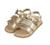 Sandália Infantil Pampili Menina Dourado 639060 Dourado