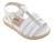 Sandália Kindi Branca Infantil Strass Brilhante F 921 20/27 Branco