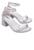 Sandália Melissa Lux Heel 35745 Original Branco metalizado
