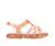 Sandália Mini Melissa Hip Bloomy BB Marrom, Perolado