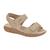 Sandália Modare 7142.118 Anabela Casual Conforto leve casual Feminino Bege