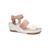 Sandalia Modare Anabela Ultra Conforto 7182.104 Nude/Creme/Pessego Nude, Creme, Pêssego