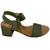 Sandália Modare Salto Grosso Baixo Casual Feminina  7187.100 Verde selva, Camel, Camel