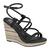 Sandalia moleca feminina anabela 5411.1142.11085 Preto, , Preto, , Preto