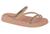 Sandália Moleca Flatform Tiras Brilho Strass 5469121 Multi, Camel, Cristal