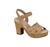 Sandalia Ortopedica Modare Feminina Salto Alto 7165113 Camel