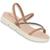 Sandalia Papete Beira Rio Original Feminino Sandalia Rasteira Strass Flatform Elegante Casual Lancamento Conforto Nude