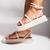 Sandália Papete Feminina Isa Off-white Off white