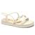 Sandalia Papete Flatform Calce Facil Moda Mississipi MA413 Gelo