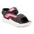 Sandalia Papete Infantil Feminina Menina Confortavel Macia Ajustavel Preto, Rosa