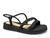 Sandalia Papete Mississipi Original Feminina Sandalia Flatform Papete Tiras Trançadas Com Brilho Casual Calce Facil Conforto Preto