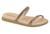 Sandália Papete Slide Feminina Beira Rio Pedraria Strass 8488.105.7551 Multi camel, Nude