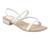 Sandalia Piccadilly Feminina Salto Baixo 590022 Branco Branco