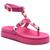 Sandália Plataforma Feminina GuGi 900-GG Papete Leve Com Ajuste na Canela Pink