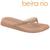 Sandalia Rasteira Beira Rio Original Rasteirinha Feminina Flatform Strass Conforto Casual Lancamento Fashion Nude camel