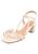 Sandália Salto Baixo Grosso 5 cm Feminina PassoChiq Basic Amarrar Confortável Branco