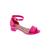 Sandália Salto Baixo Infantil Chic1878 Pink chic