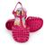 Sandália Sandalinha Infantil com Fivela Aranha Possession Glitter Menina Kids Plástico Barato Arnkids, Pink