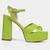Sandália Shoestock Básica Plataforma Verde