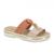 Sandalia Slide Modare Original Feminina Ultraconforto Flat Slide Esporao Fascite Plantar Ortopedica Rasteira Flatform Casual Ouro rosado