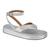 Sandalia Vizzano 6506.103 Papete Anabela Dedo Flatform Feminino Prata