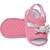 Sandálias infantil bebe meninas delicada conforto laço colorido SF28 Rosa chiclete