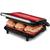 Sanduicheira Grill Misteira Elétrica Vermelha Press Grill Mondial Pg-01-RED Vermelho/Preto