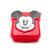 Sanduicheira Infantil Mickey ou Minnie 3D Lancheira Escolar Plasútil Mickey Vermelho