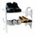 Sapateira Pequena Para Hall De Entrada Porta varias cores 8 Sapatos SAP-2A-4P-N Branca