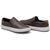 Sapatênis Casual Masculino de Calçar Slip On em Couro Natural Legítimo Com Elástico - 6216Trones Marrom