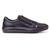 Sapatenis Tenis Masculino Casual Em Couro e Palmilha em Gel Confortável Lançamento Ref 6204 TR Preto, Black