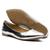 Sapatilha Bico Fino KRN Shoes de Couro Basica Lisa com Salto Baixo Quadrado Prata