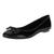 Sapatilha feminina flat moleca 50271407 Verniz, Preto