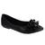 Sapatilha feminina frufru preta casual tendência valle shoes 300frufru preto