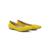 Sapatilha feminina sandalia rasteira bico fino couro conforto varias cores 33 ao 40 Qa 100 nobuck amarelo