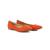 Sapatilha feminina sandalia rasteira bico fino couro conforto varias cores 33 ao 40 Qa 100 nobuck laranja