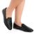 Sapatilha Mocassim Feminina Sola Baixa Casual Social Confortavel Preto