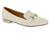 Sapatilha Mocassim Feminino Fivela Vizzano -1351106 Branco