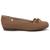 Sapatilha Modare 7016.461 Sapato laço mocassim leve Conforto Feminina Camel