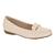 Sapatilha Modare 7016.484 Sapato Fivela Bico Quadrado Casual Feminino Off, White