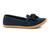 Sapatilha Moleca 5287.265 Sapato Casual Conforto Nó Feminino Marinho