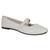 Sapatilha Moleca Feminina Tachinhas Bico Quadrado 5735.225 Branco