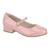Sapatilha Molekinha 2528.101 Sapato Salto Baixo Social Infantil Menina Rosa
