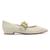 Sapatilha Vizzano Feminina Tiras com Fivela Bico Fino 1206.295 Off white