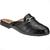 Sapatilhas Femininas Mule Sapato Rasteirinha Croco Preto Croco preto